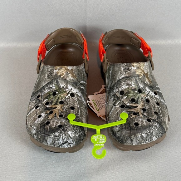 Crocs x Realtree Edge All-Terrain Clogs Mens 8 Walnut Camo Outdoors W10 New NWT main image 5